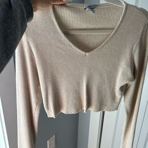 Old Navy Tan Long Sleeve